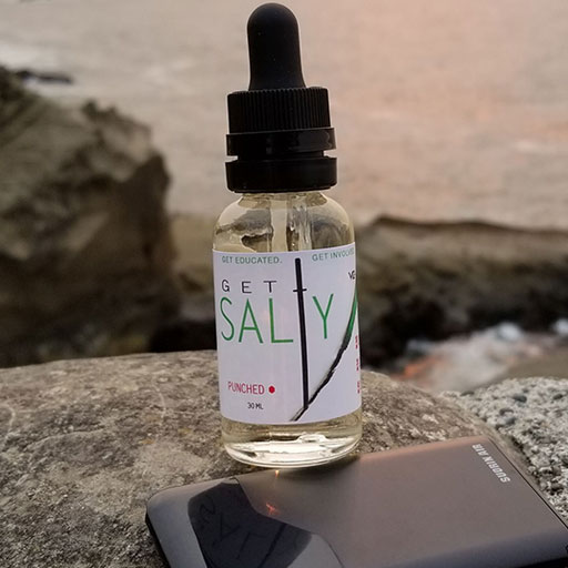 Punched nic salt eliquid by Get Salty